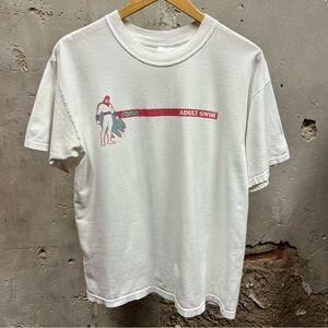 Vintage 2001 Adult Swim Cartoon Network Box Logo Space Ghost Comic-Con Tee RARE